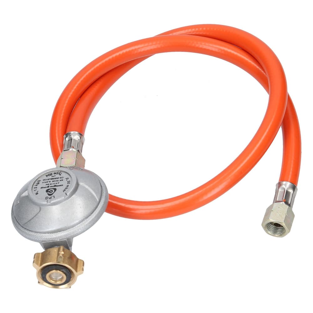 Regolatore pressione 50mbar e tubo Condotte del gas per griglia Outdoorchef 9000028427 No. figura 1