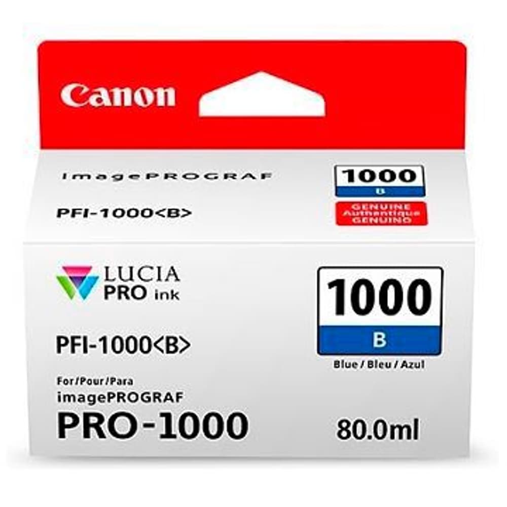 PFI-1000 blu Cartuccia d'inchiostro Canon 785300126470 N. figura 1
