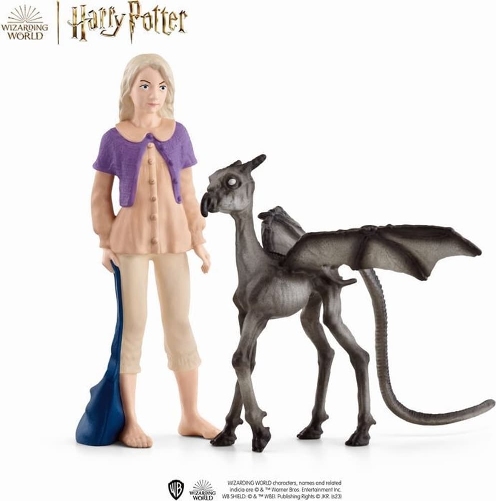 Wizarding World: Luna e Baby Thestral Figure da collezionare Schleich 785302408189 N. figura 1