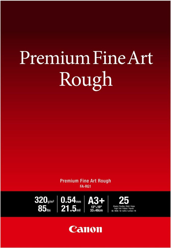 Premium Fine Art Rough Paper FA-RG1 A3+ Carta per foto Canon 798290100000 N. figura 1