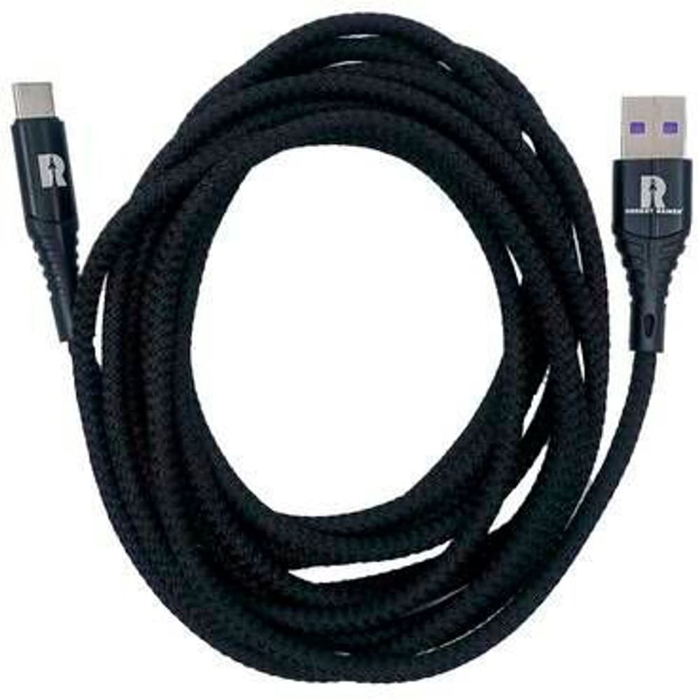 Câble chargeur USB Noir USB A - USB C 3 m Câble USB Rocket Games 785300191838 Photo no. 1