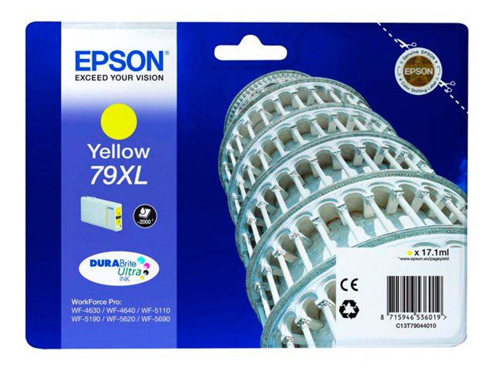 79XL DURABrite Ultra Ink  jaune Cartouche d’encre Epson 785300124976 Photo no. 1