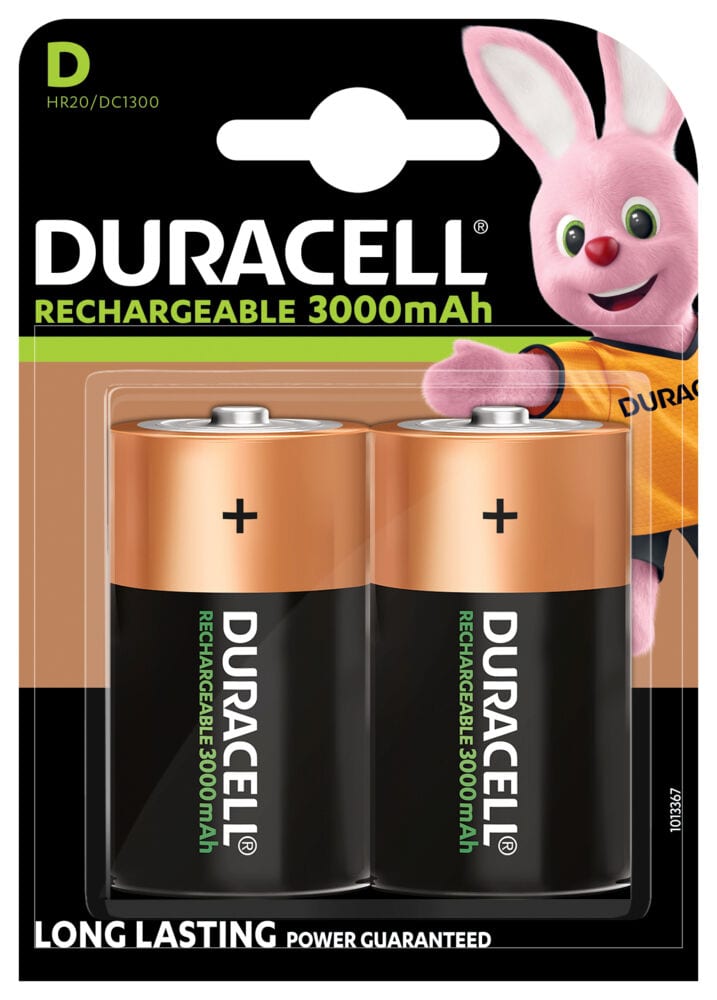 Rechargeable NiMH 3000  mAh D / HR20 Batteria ad accumulatore Duracell 785300175495 N. figura 1