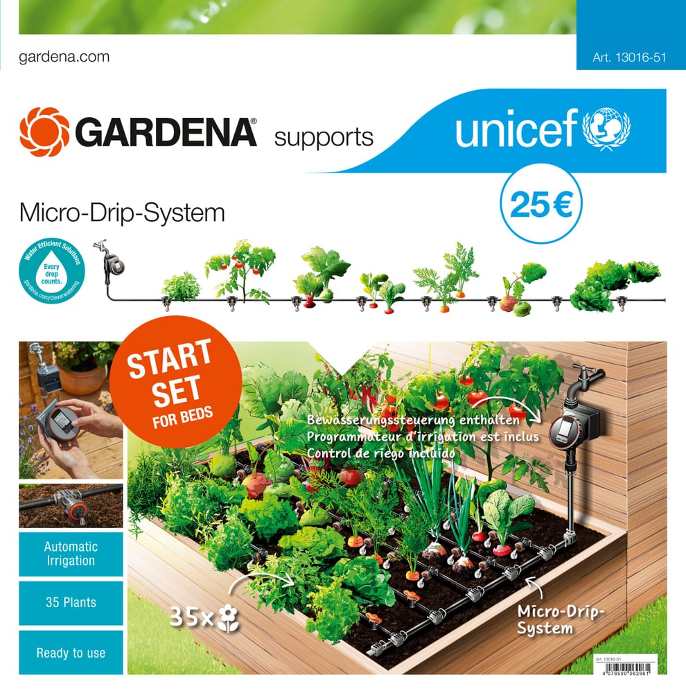 Micro-Drip-System Sistema d`irrigazione Gardena 63059620000021 No. figura 1