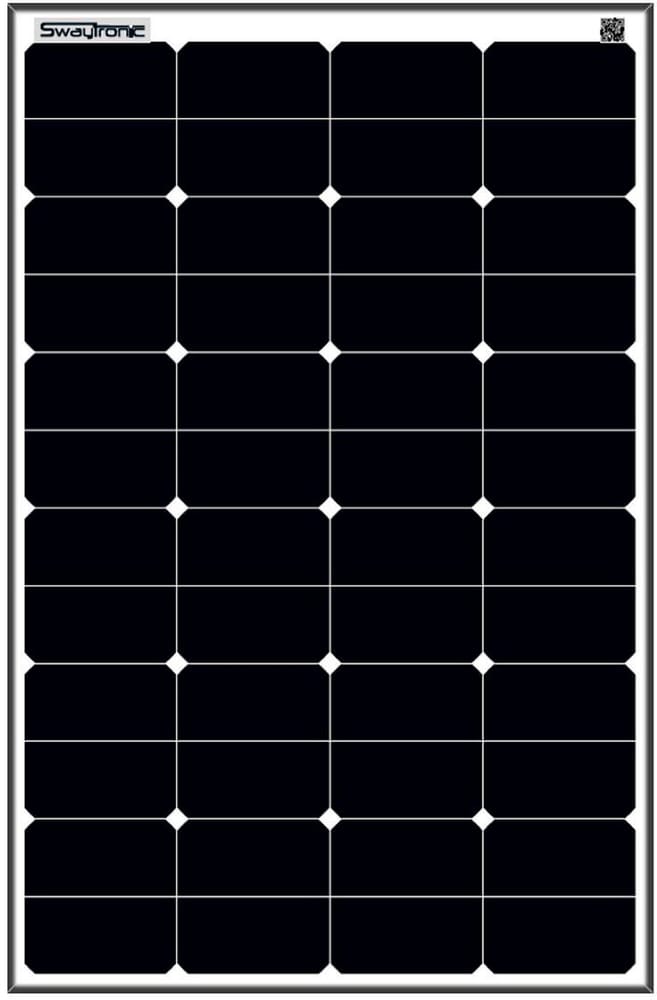 Solarpanel Monokristallin Sunpower, starr, 90 W Solarpanel Swaytronic 785302421025 Bild Nr. 1