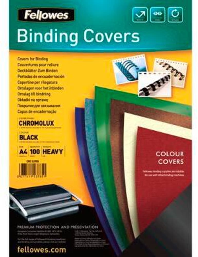 Gloss Cover A4 Accessori per rilegatrice Fellowes 785300150956 N. figura 1