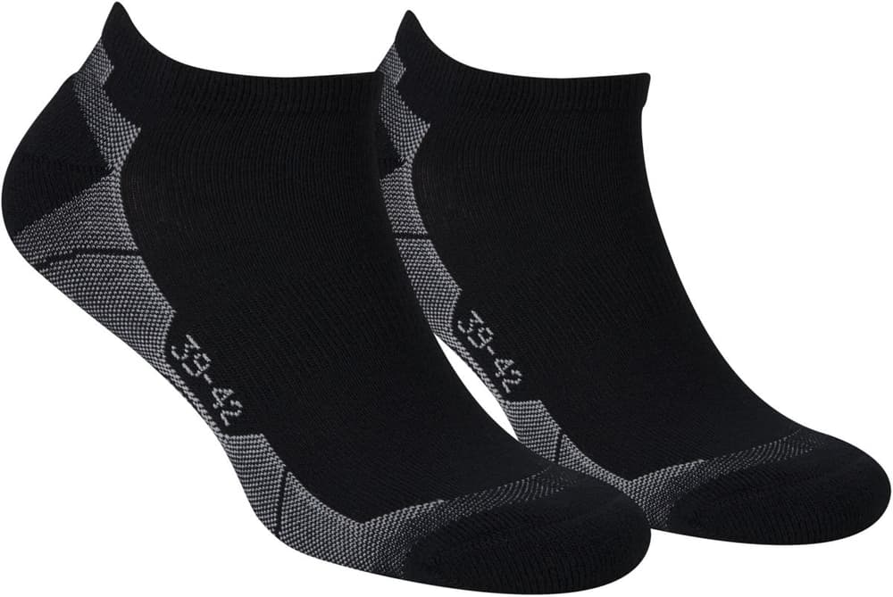 Doppelpack Running Socken Perform 497186243120 Grösse 43-47 Farbe schwarz Bild-Nr. 1