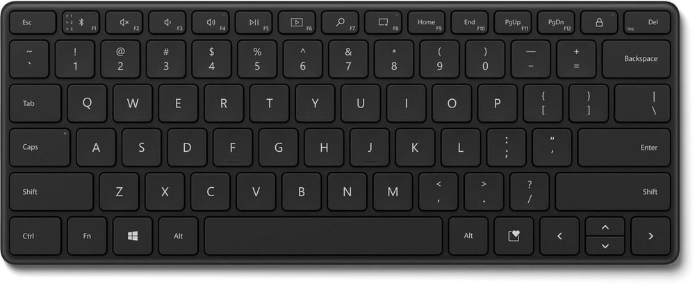 Designer Compact Keyboard Black Clavier universel Microsoft 785300197219 Photo no. 1