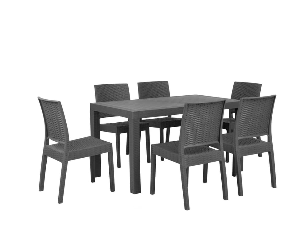 FOSSANO Table de jardin + chaises de jardin Beliani 759045500000 Photo no. 1