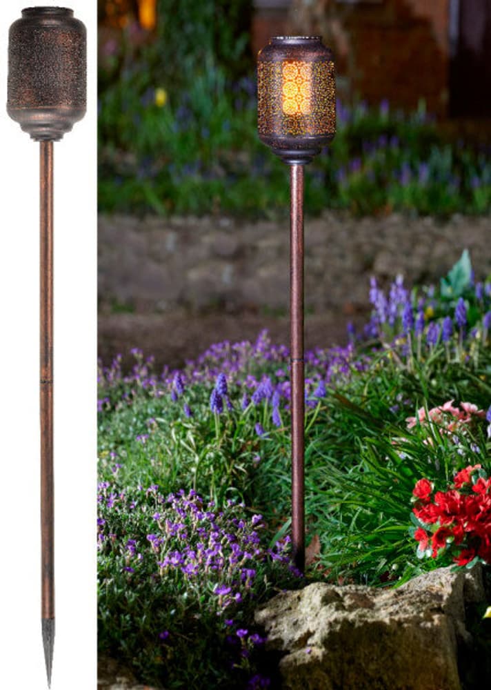 Luci solari "Torcia Fiammeggiante di Tunisi" Lampada solare Smart Garden 669700105956 N. figura 1