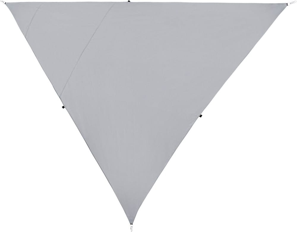Voile ombrage triangle 300 x 300 x 300 cm gris LUKKA Voiles d’ombrage Beliani 655994800000 Photo no. 1