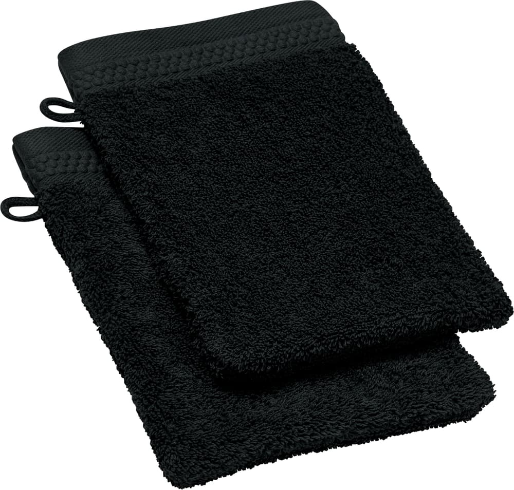 NEVA Gant de toilette 450889720020 Couleur Noir Dimensions Gant de toilette - 15 x 21 cm Photo no. 1