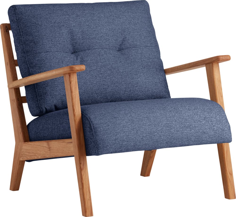 FAUST II Sessel 402697507040 Grösse B: 76.0 cm x T: 80.0 cm x H: 78.0 cm Farbe Blau Bild Nr. 1