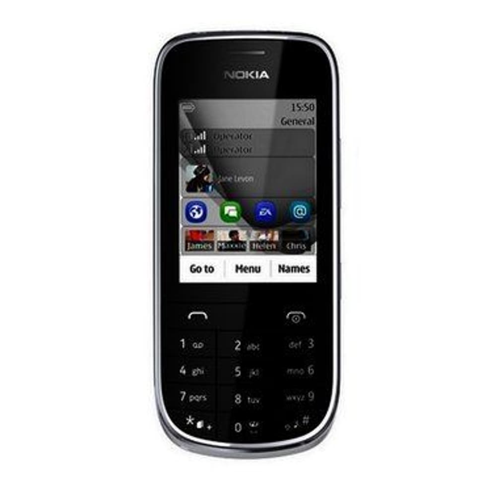 NOKIA ASHA 202 SILBERWEISS Mobiltelefon Nokia 95110003551513 Bild Nr. 1