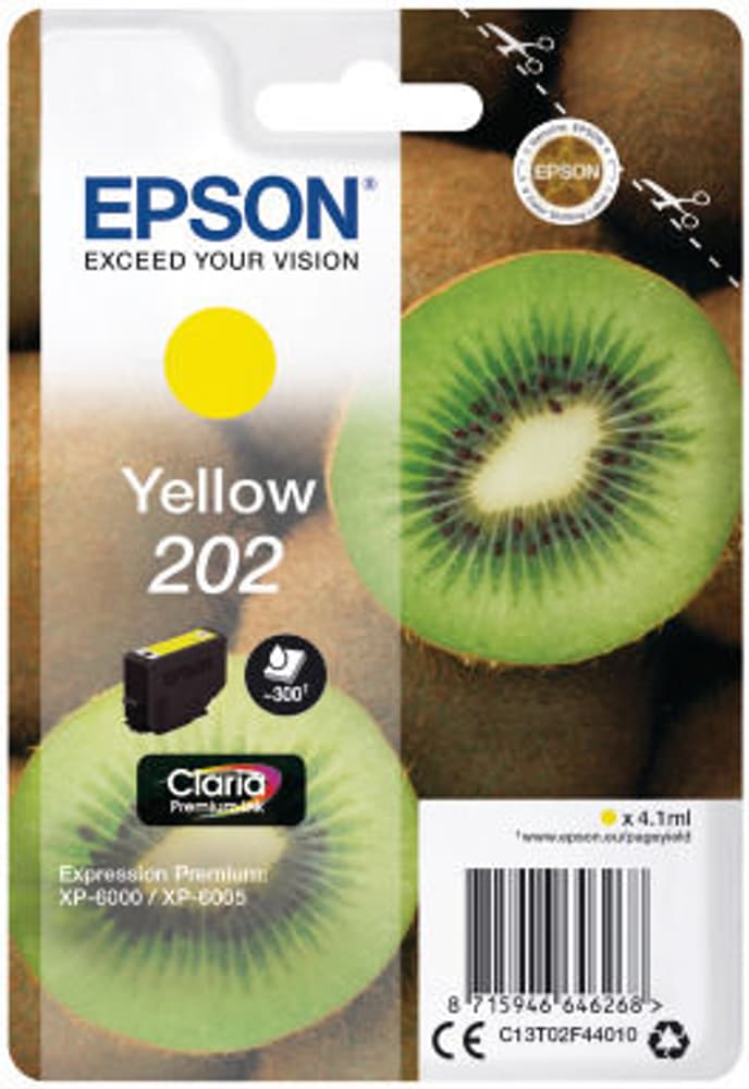 202 gelb Tintenpatrone Epson 798549200000 Bild Nr. 1