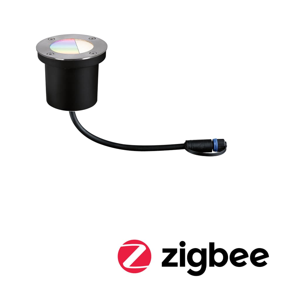 Plug & Shine Bodeneinbauleuchte IP65 Zigbee Bodenlampe Paulmann 61325850000022 Bild Nr. 1