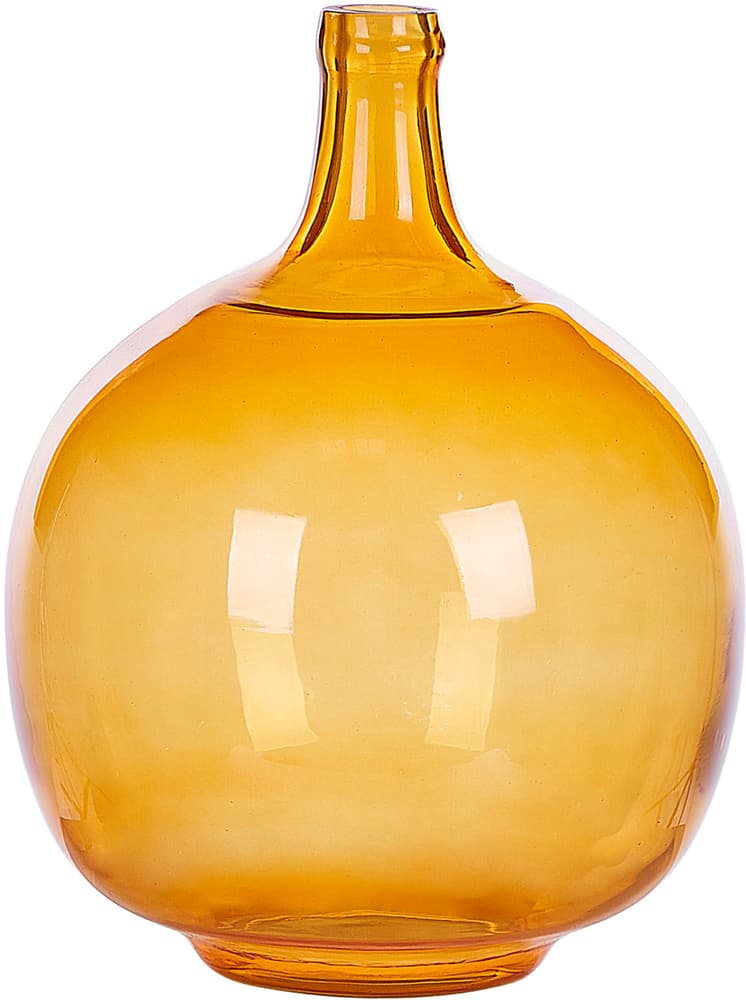 Vaso da fiori vetro arancione 34 cm GOSHT Vaso Beliani 759254500000 N. figura 1