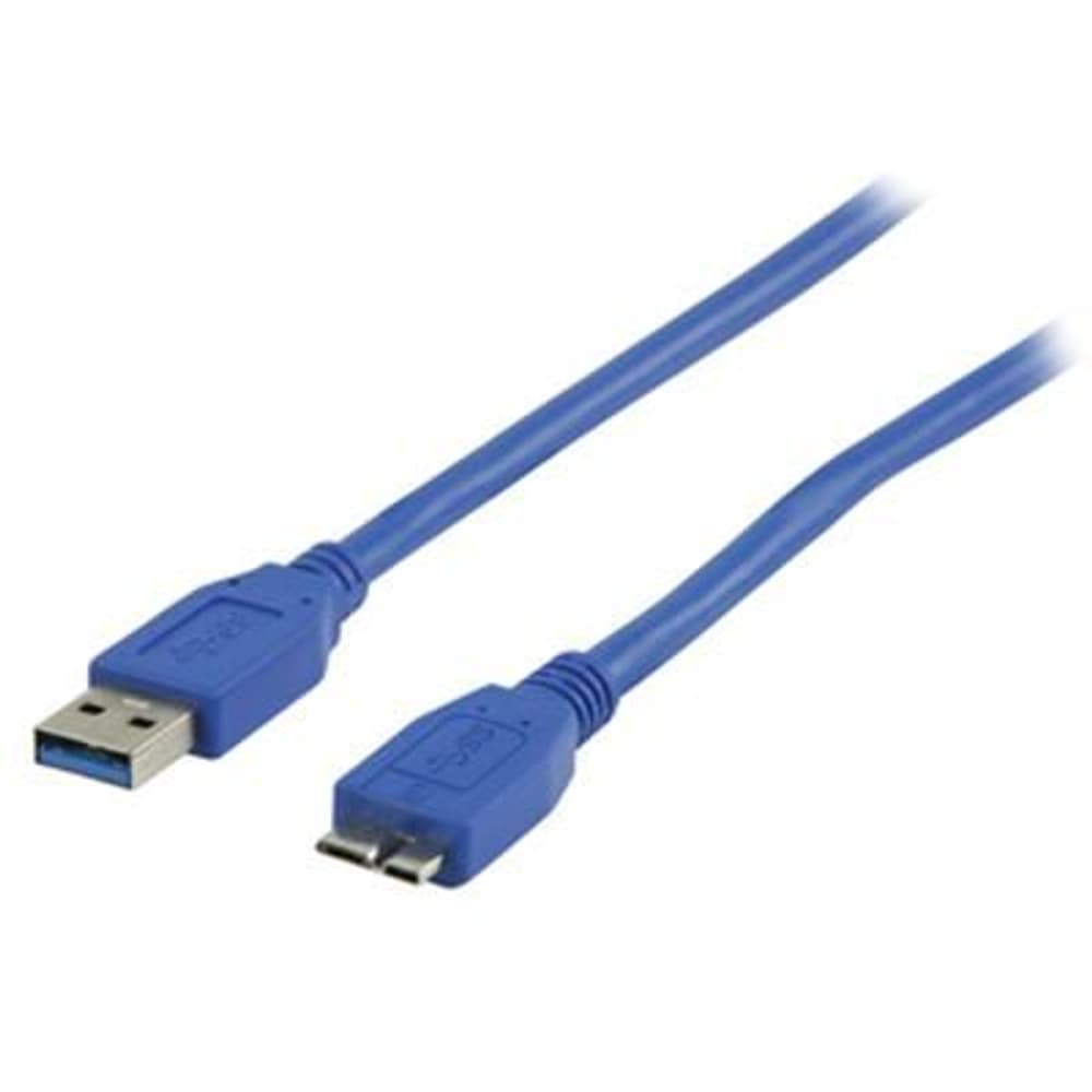 Câble USB3 prise A sur prise microB 1.8m 9000010607 Photo n°. 1
