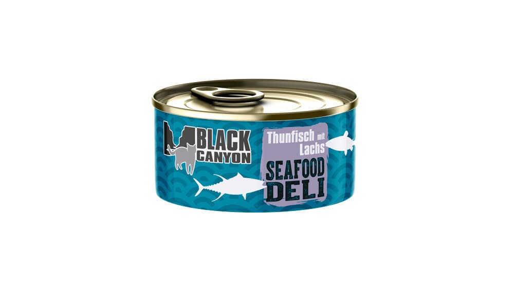 Seafood Deli Thunfisch mit Lachs, 0.085 kg Nassfutter Black Canyon 658335400000 Bild Nr. 1