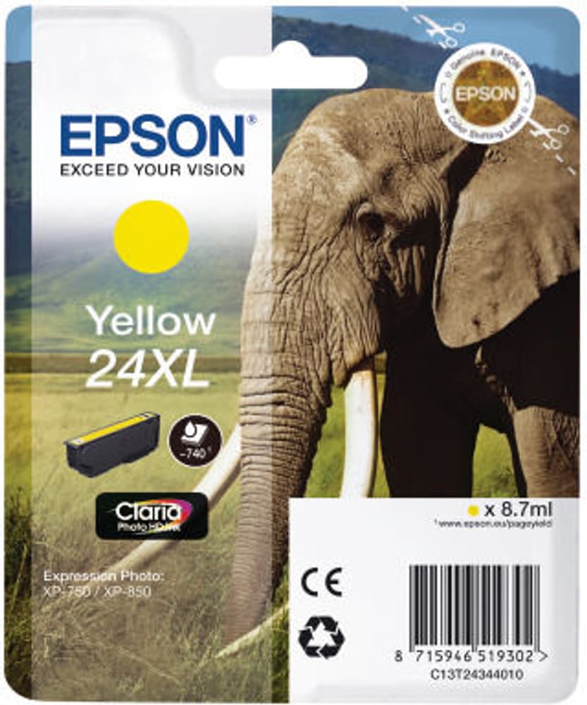 24XL giallo Cartuccia d'inchiostro Epson 798553500000 N. figura 1