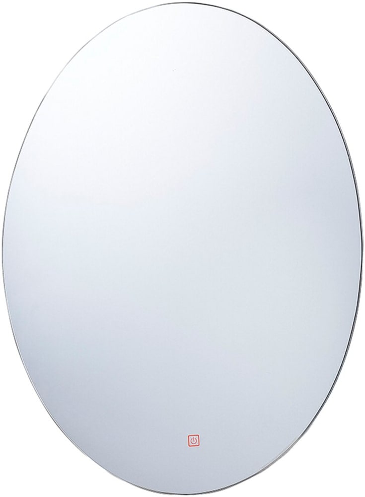 Badspiegel mit LED-Beleuchtung oval 60 x 80 cm MAZILLE Badspiegel Beliani 759223700000 Bild Nr. 1