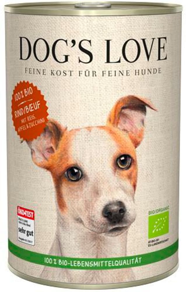 Dogs Love Bio Rind Nassfutter 658757400000 Bild Nr. 1