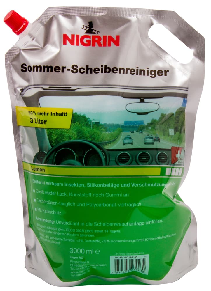 Detergente per vetri per l'estate limone Prodotto detergente Nigrin 620854600000 N. figura 1