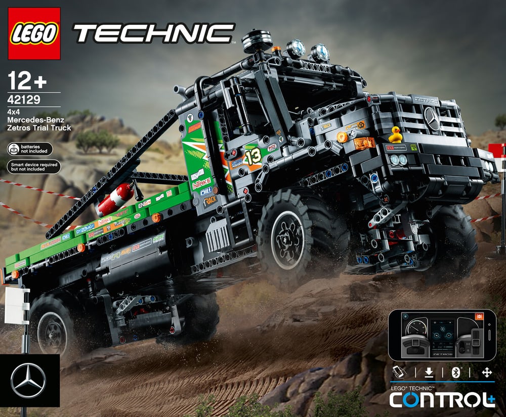 Technic Le camion d’essai 4 x 4 Mercedes-Benz Zetros 42129 LEGO® 749107900000 Photo no. 1