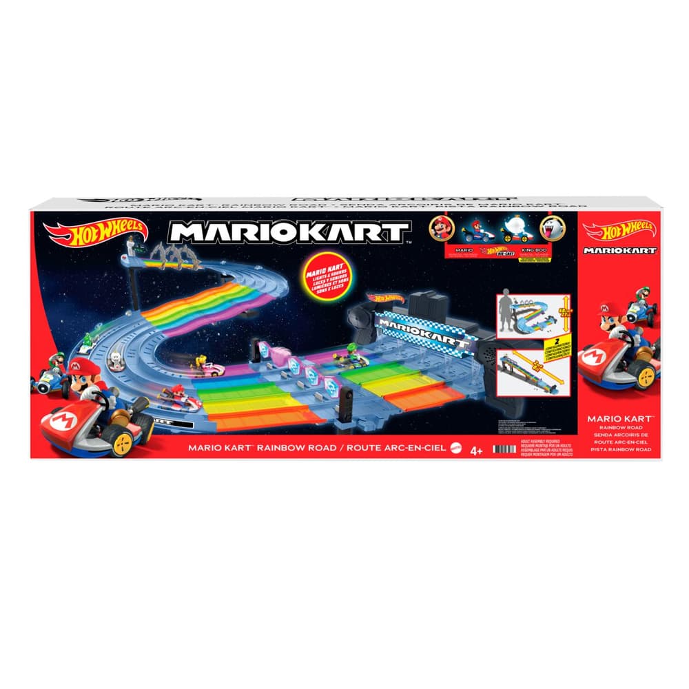 Mario Kart Pista Arcobaleno Piste Hot Wheels 747391500000 N. figura 1