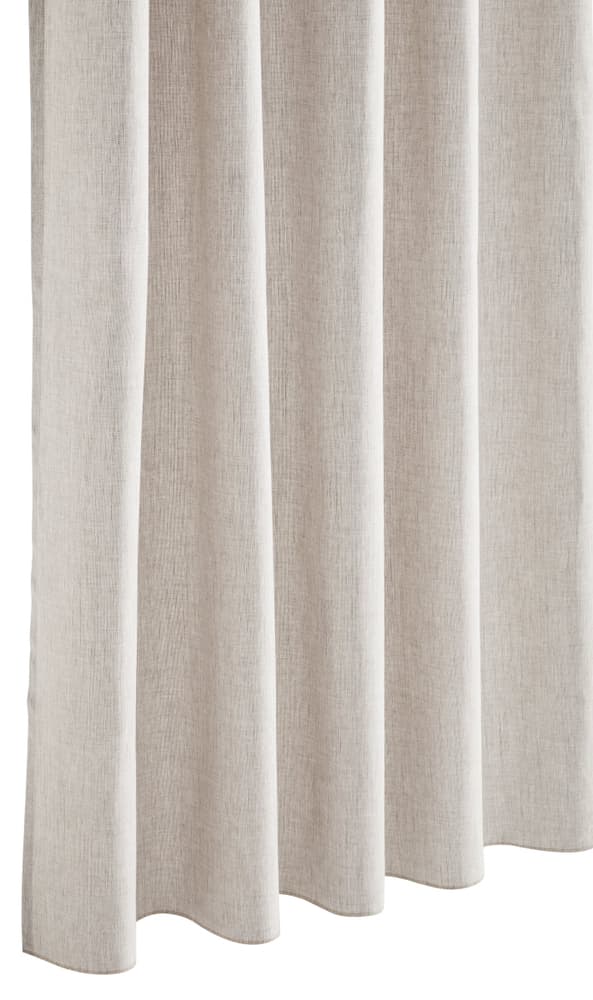 GREGORIO Fertigvorhang blickdicht 430293922098 Farbe Creme Grösse B: 150.0 cm x H: 270.0 cm Bild Nr. 1