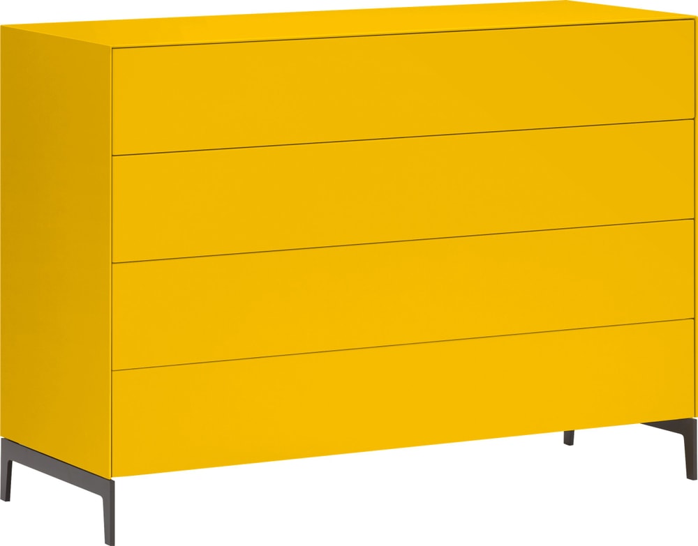 LUX Cassettone 400844500000 Dimensioni L: 120.0 cm x P: 46.0 cm x A: 86.5 cm Colore Giallo N. figura 1