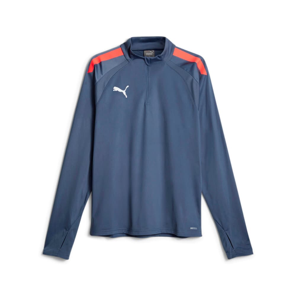 teamLIGA 1/4 Zip Top Pull-over Puma 491132700547 Taille L Couleur denim Photo no. 1