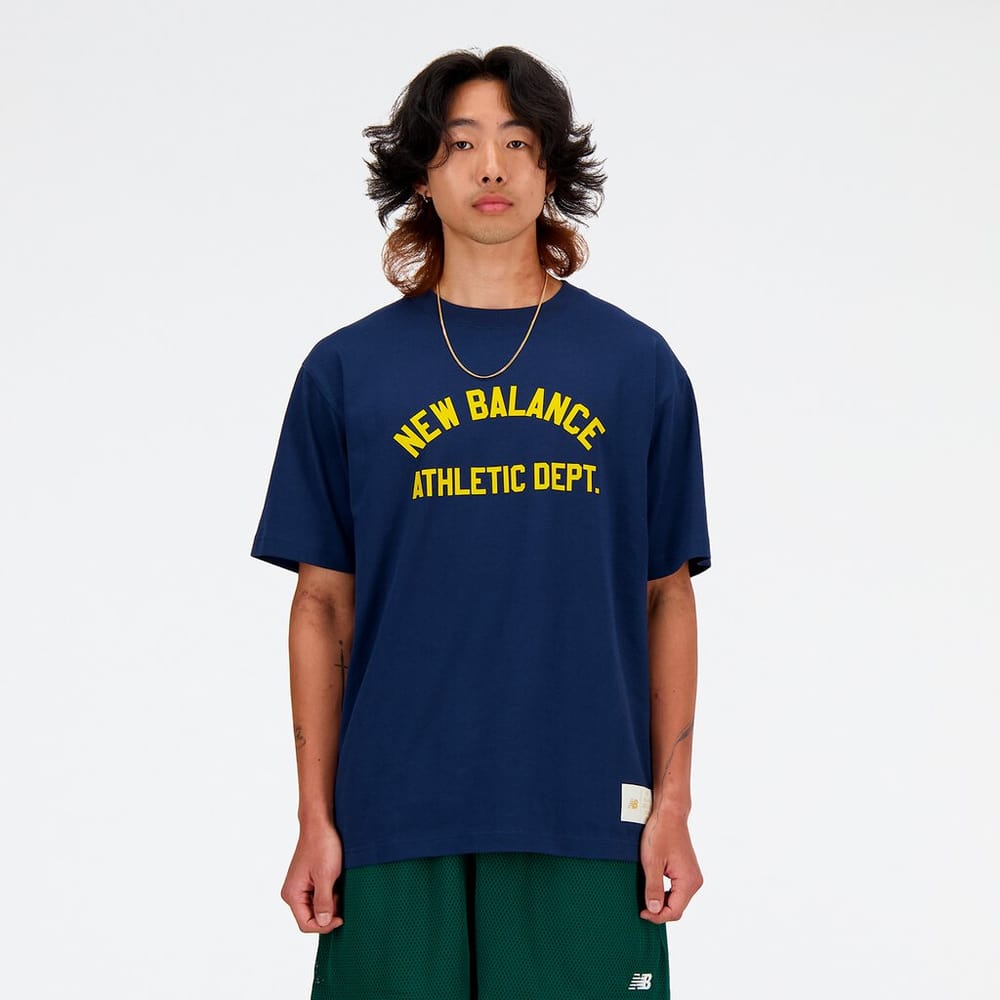 Sportswear Greatest Hits Ringer T-Shirt T-Shirt New Balance 474129200440 Grösse M Farbe blau Bild-Nr. 1