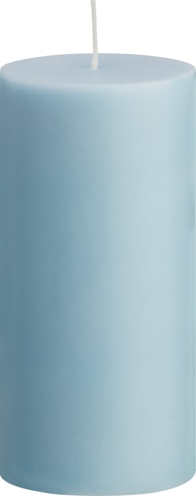 ORGANIC Bougie cylindrique ORGANIC Bougie cylindrique 440817700000 Couleur Bleu clair Dimensions H: 15.0 cm Photo no. 1