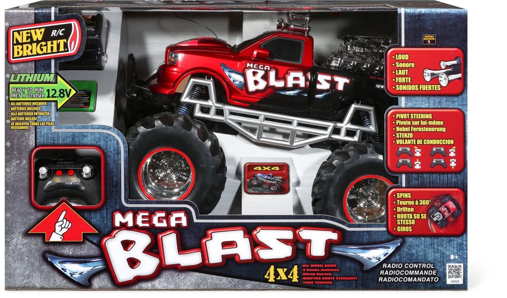 RC Full Funktion Mega Blast 1:8 New Bright 74428790000015 Bild Nr. 1