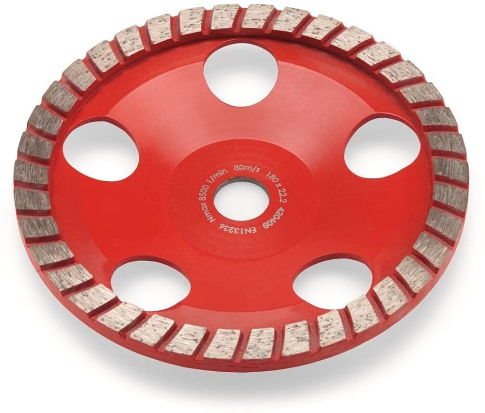 Disco diamantato Turbo-Jet, Ø 180 mm, rosso Accessori per levigare FLEX 785302424930 N. figura 1