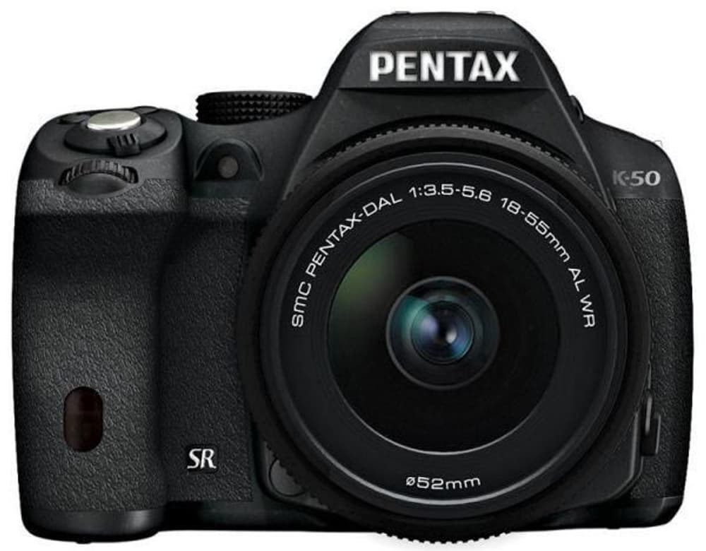Pentax K-50 Black 18-55mm WR+50-200mm Sp Pentax 95110003499213 Bild Nr. 1