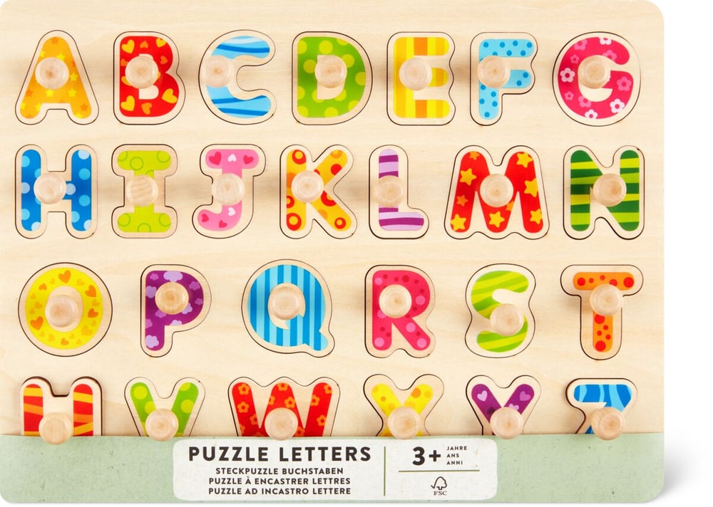 Migros Toys Puzzle Buchstaben Spielset MIGROS TOYS 749318300000 Bild Nr. 1