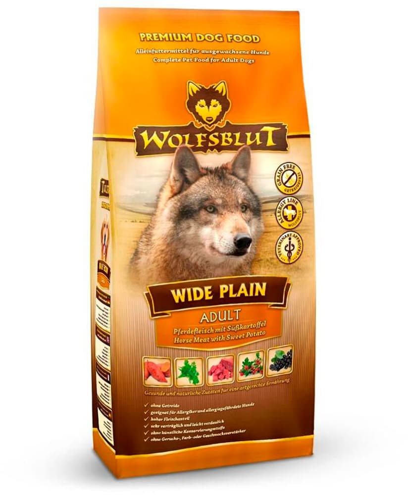 Dog Wide Plain Adult Trockenfutter Wolfsblut 785300193848 Bild Nr. 1