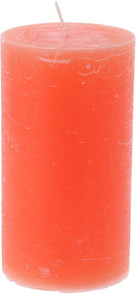 Zylinderkerze Rustico Kerze Balthasar 656207100010 Farbe Orange Grösse ø: 7.0 cm x H: 13.0 cm Bild Nr. 1