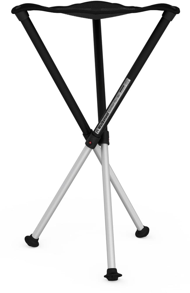 Sgabello a tre gambe Comfort 75 cm nero/argento Sedia da campeggio Walkstool 785302441164 N. figura 1