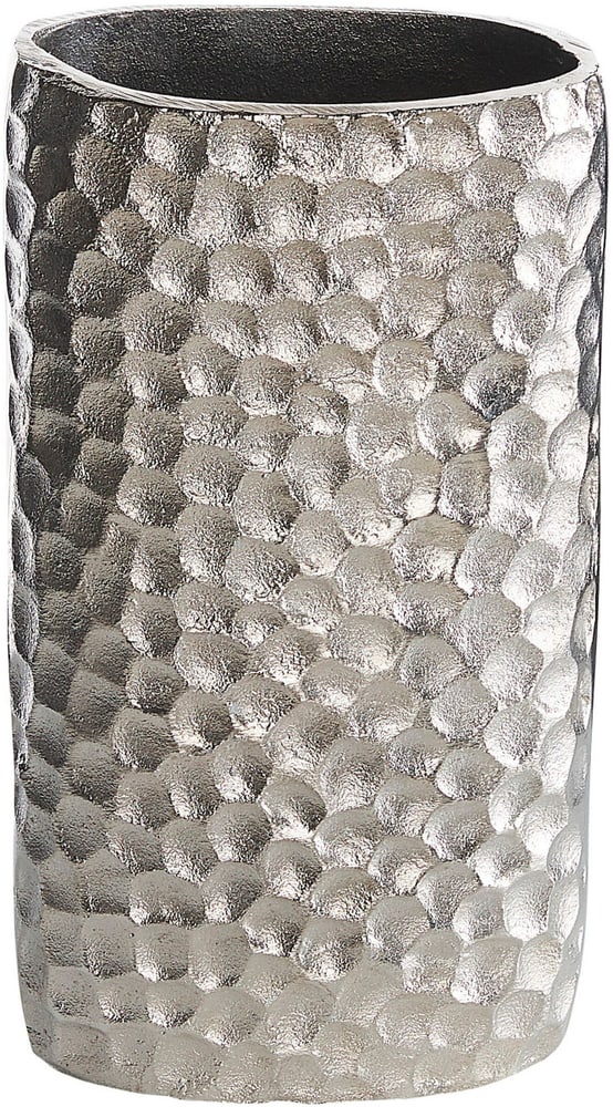 Dekovase Aluminium silber 31 cm PALMYRA Vase Beliani 674730500000 Bild Nr. 1