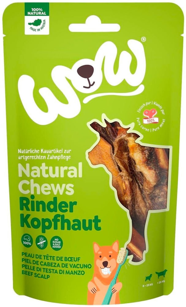 Rinderkopfhaut 350g Trockenfutter WOW 785300193896 Bild Nr. 1