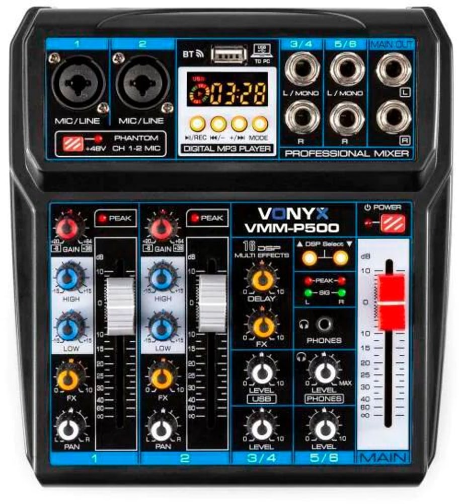 VMM-P500 Contrôleur pour DJ VONYX 785300171103 Photo no. 1