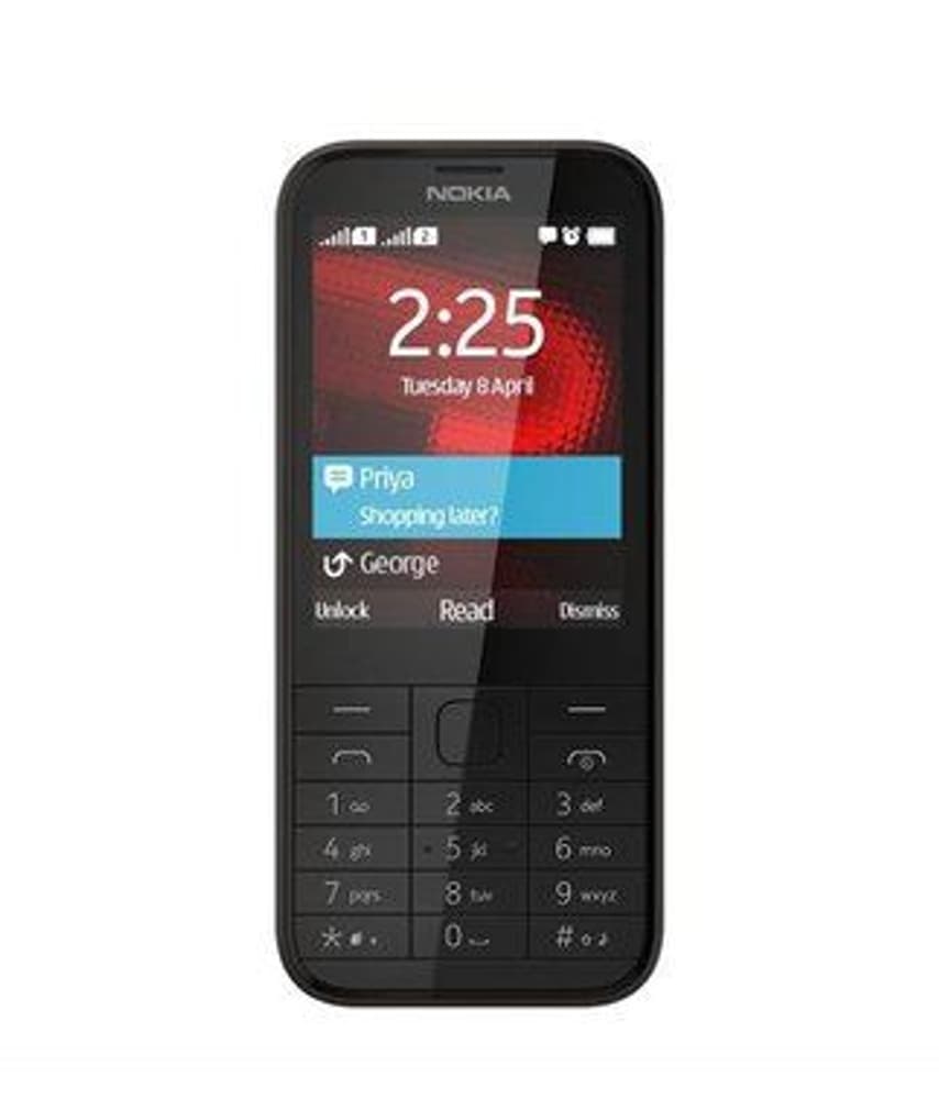 NOKIA 225 Dual-SIM schwarz Nokia 95110020955414 Bild Nr. 1