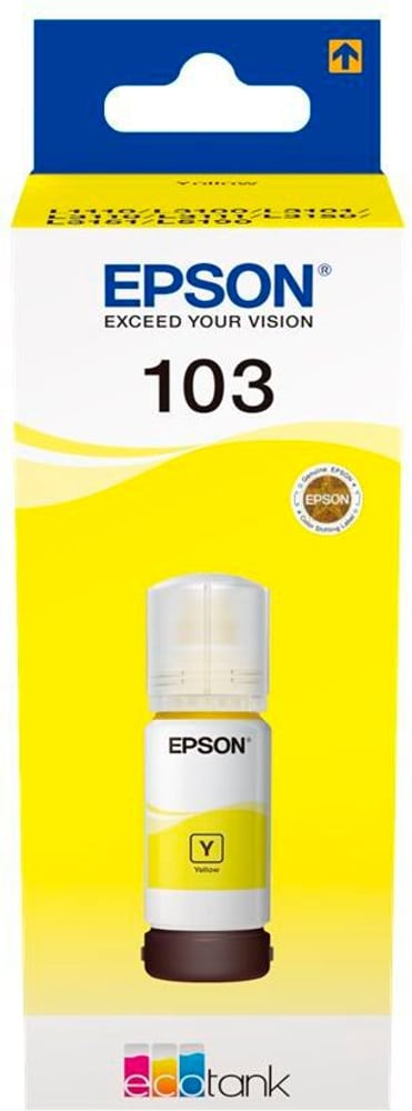 103 EcoTank Yellow ink bottle local Cartuccia d'inchiostro Epson 785302432138 N. figura 1