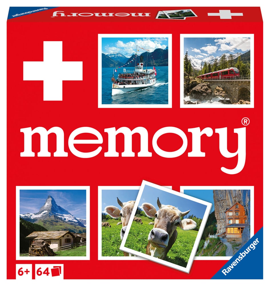 Switzerland Memory Jeux de société Ravensburger 747946900000 Photo no. 1