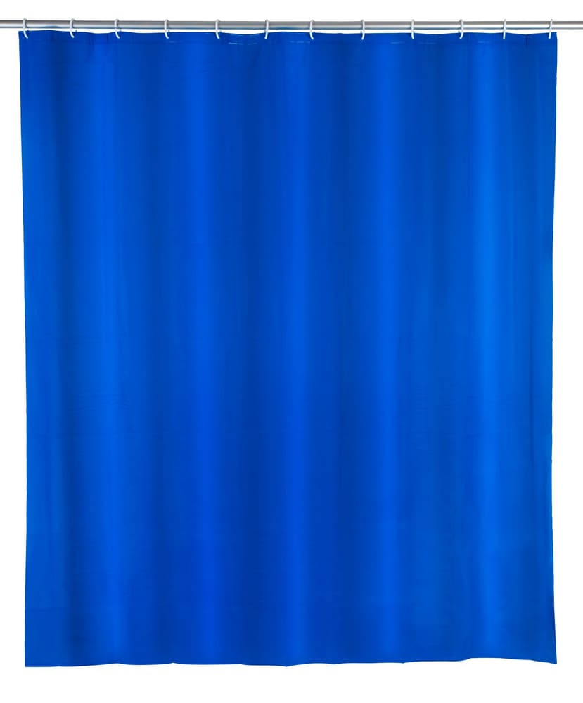 Tenda doccia tinta unita blu note, PEVA Tenda da doccia WENKO 674004900000 Colore Blu Dimensioni 120x200 cm N. figura 1