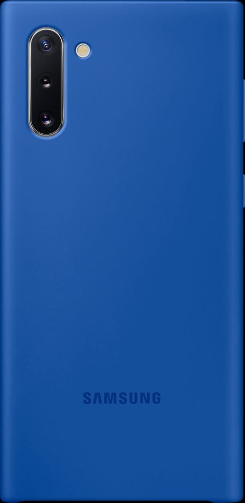 Silicone Cover blue Coque smartphone Samsung 785300146401 Photo no. 1