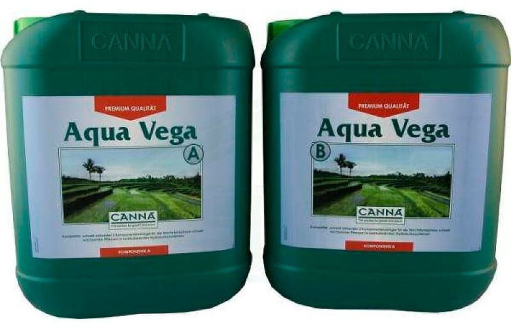 Aqua Vega A + B - 2 x 10 litri Fertilizzante liquido CANNA 669700104933 N. figura 1